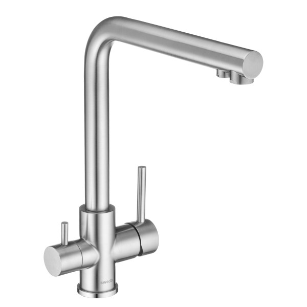 Смеситель для кухни Tece Selene Plus с каналом для фильтрованной воды нержавеющая сталь (8151)