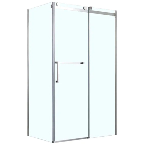 Душевое ограждение Azario Vancouver 80х1200х200 R стекло прозрачное профиль хром серебро (AZ-NKF1131 R 80)