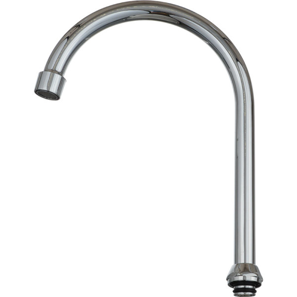 Излив Melodia для кухонного смесителя R-образный с аэратором 25см (MKP20662P)