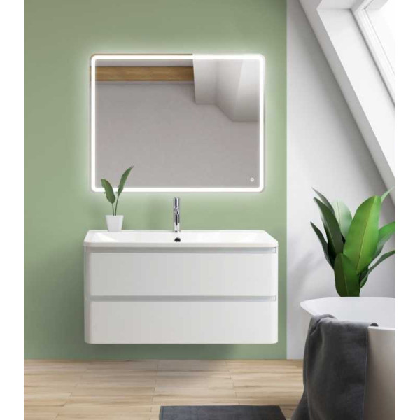 Тумба подвесная BelBagno Albano 70 см Bianco Lucido (Albano-700-2C-SO-BL)