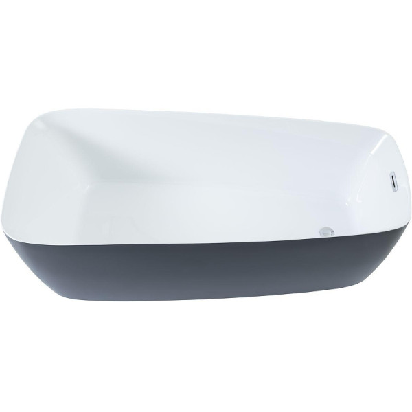 Ванна акриловая Aquanet Family Trend 170х78 белый матовый/черный матовый Black matte слив-перелив (293087) Ванна акриловая Aquanet Family Trend 170х78 белый матовый/черный матовый Black matte слив-перелив (293087)