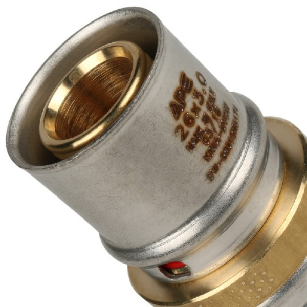 Соединение прямое 32*26 Stout (пресс, латунь) SFP-0004-003226 Соединение прямое 32*26 Stout (пресс, латунь) SFP-0004-003226