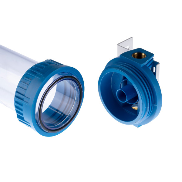 Фильтр колбовый Гейзер AQUA FP3 1/2" 10SL (прозрачный, для холодной воды) (50506) Фильтр колбовый Гейзер AQUA FP3 1/2" 10SL (прозрачный, для холодной воды) (50506)