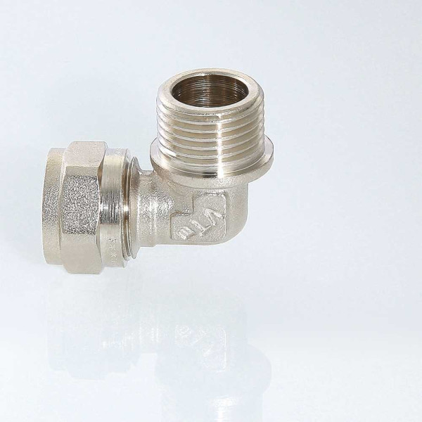 Соединение угловое 20*1/2"Н Valtec (обжим) (VTm.353.N.002004) Соединение угловое 20*1/2"Н Valtec (обжим) (VTm.353.N.002004)
