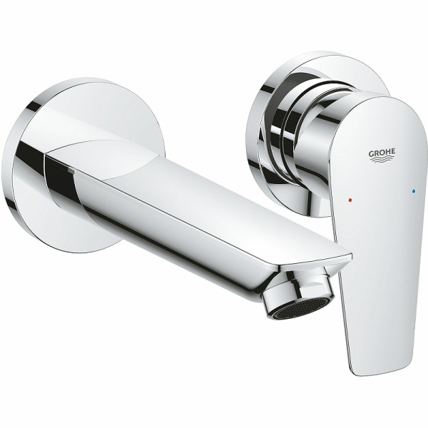 Смеситель для раковины Grohe BauEdge внешняя и внутренняя части хром (20474001)