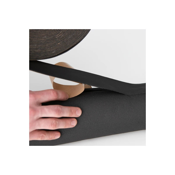 Лента армированная самоклеящаяся из вспененного каучука Aviora 50 мм х 15 м х 3 мм (302-074)