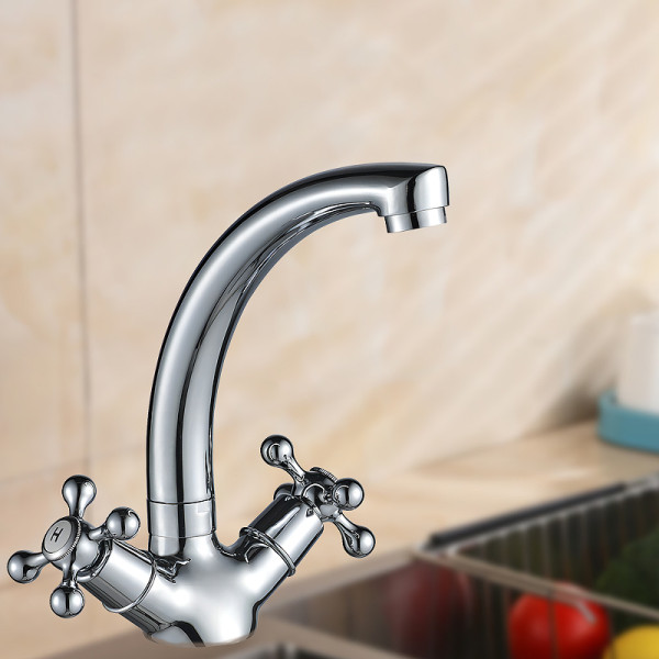 Смеситель для кухни Wesnaart Rassvet хром (RAS02-120) Смеситель для кухни Wesnaart Rassvet хром (RAS02-120)