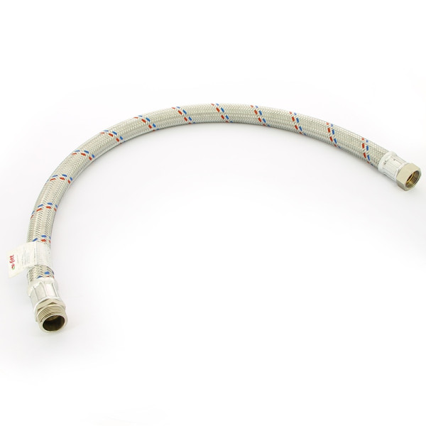 Подводка гибкая антивибрационная Uni-Fitt 1000 мм 1" НВ DN 25 оплётка из нерж. стали (504S4010)