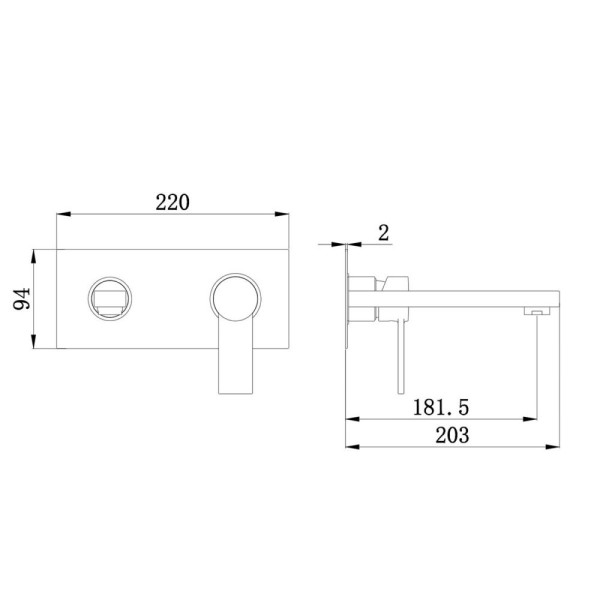 Смеситель для раковины Aquanika Round хром (AQR6015CR)