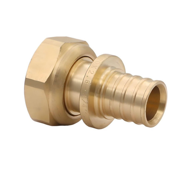 Соединение прямое 16*3/4"(18) евроконус с накидной гайкой Vieir VER-PRO PE-Xa (латунь) (VRP164C-A) Соединение прямое 16*3/4"(18) евроконус с накидной гайкой Vieir VER-PRO PE-Xa (латунь) (VRP164C-A)