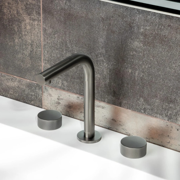 Смеситель для раковины на 3 отв.Boheme Stick GM (графит) (152-GM.4) Смеситель для раковины на 3 отв.Boheme Stick GM (графит) (152-GM.4)