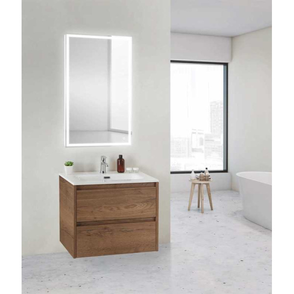 Тумба подвесная BelBagno Kraft 39 50 Rovere Tabacco (KRAFT 39-500/390-2C-SO-RT)