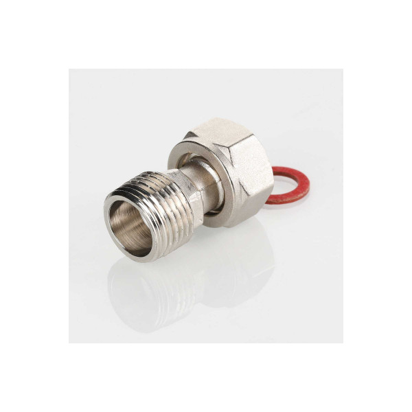 Переход с накидной гайкой 3/4" ВН Valtec (никель) (VTr.613.N.0505) Переход с накидной гайкой 3/4" ВН Valtec (никель) (VTr.613.N.0505)