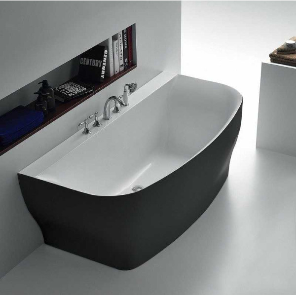Ванна акриловая BelBagno 165x78 черная (BB74-NERO-W0)