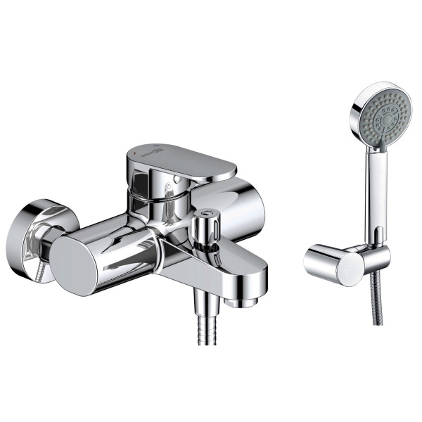 Смеситель для ванны и душа WasserKRAFT Donau с коротким изливом (5301)