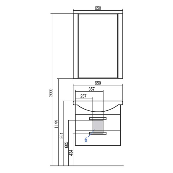 Тумба-умывальник Aquaton Ария 65 М/1WH207782 Раковина Смайл-65 (1A1233K0AA010) Тумба-умывальник Aquaton Ария 65 М/1WH207782 Раковина Смайл-65 (1A1233K0AA010)