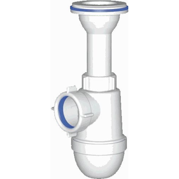 Сифон 40 мм. бутылочный АНИ Варяг с выпуском 1 1/2"*70 мм. АНИ пласт (C5500)