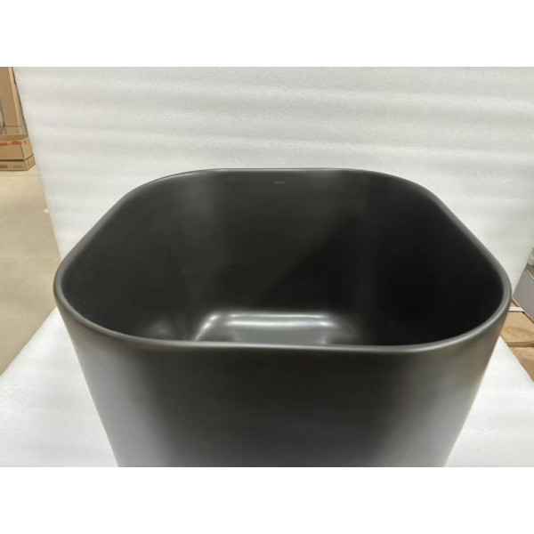 Раковина накладная Abber Rechteck 40,5x40,5x28,5 черная матовая (AC2222MB)