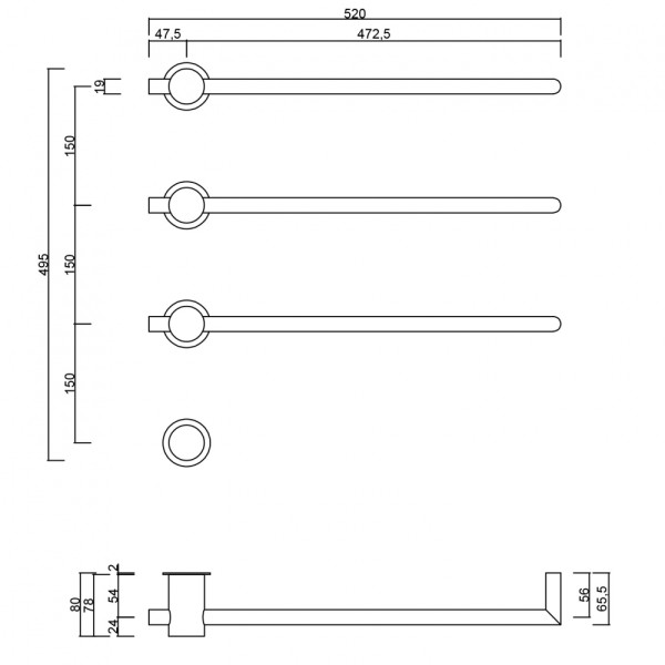 Полотенцесушитель электрический Abber Charme 520x495 белый матовый (AH4003MW) Полотенцесушитель электрический Abber Charme 520x495 белый матовый (AH4003MW)
