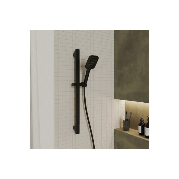 Душевая лейка Milardo Ideal Spa черная (ILS1FBSM18)