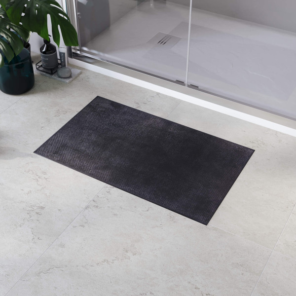 Коврик для ванной RGW 44x75 черный (6241010-104)