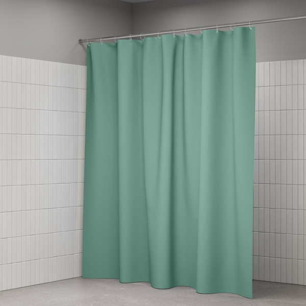 Шторка для ванн текстильная Iddis Base 240x200 зеленая (BL05P24i11) Шторка для ванн текстильная Iddis Base 240x200 зеленая (BL05P24i11)