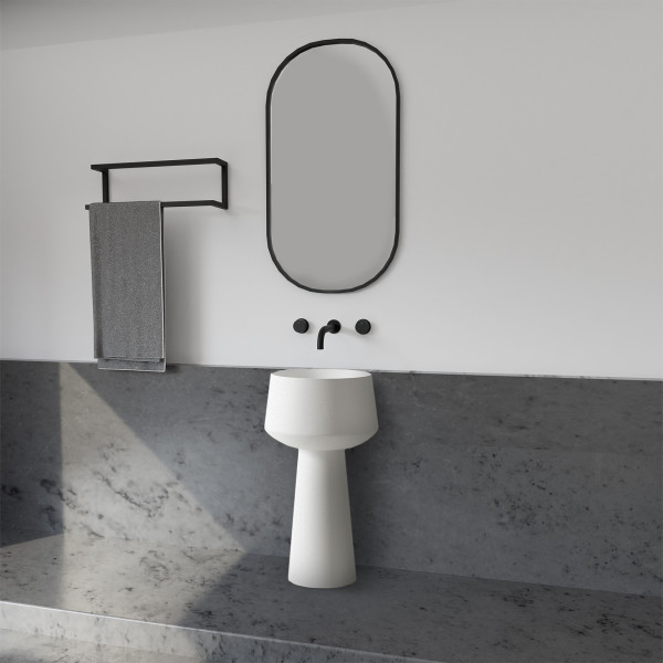 Раковина напольная Stein (белый матовый) Раковина напольная Stein (белый матовый)