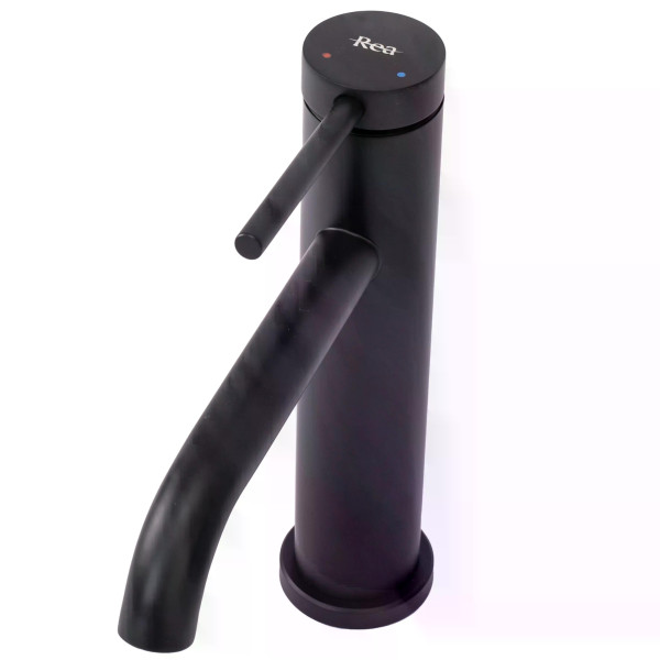 Смеситель для раковины Rea Clif черный матовый (REA-B5321) Смеситель для раковины Rea Clif черный матовый (REA-B5321)