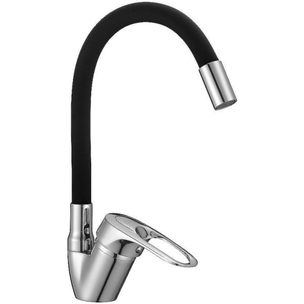 Смеситель для кухни Dlin с гибким изливом хром (D150628-1C)