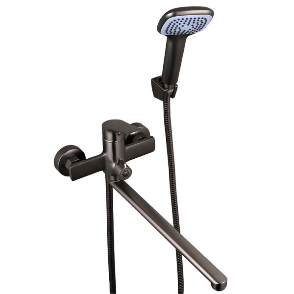Смеситель для ванны и душа Melodia della vita Waltz оружейная сталь (MDV30141gn) Смеситель для ванны и душа Melodia della vita Waltz оружейная сталь (MDV30141gn)