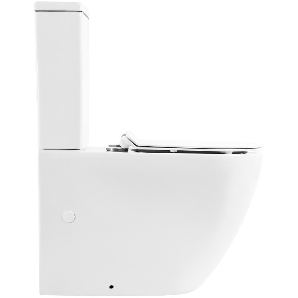 Унитаз-компакт BelBagno Sfera-R безободковый (BB2141CPR/ BB2111SC)
