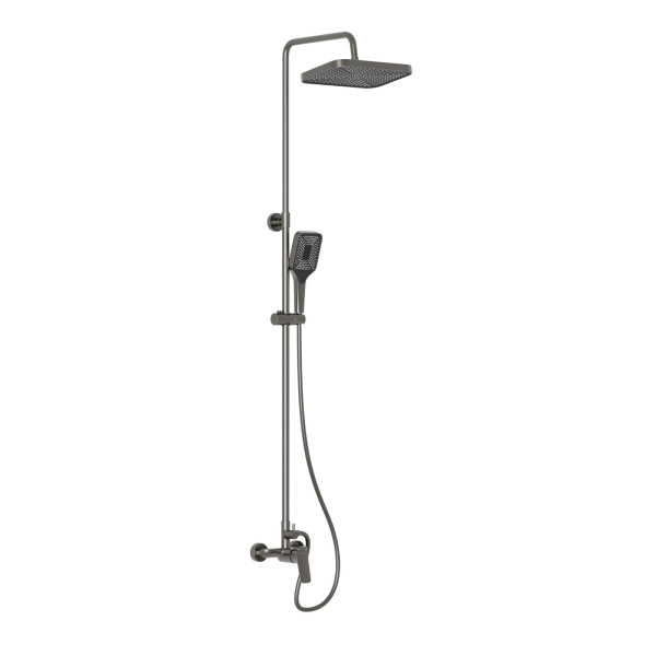 Душевая система BelBagno DUE оружейная сталь (DUE-DOCM-GM) Душевая система BelBagno DUE оружейная сталь (DUE-DOCM-GM)