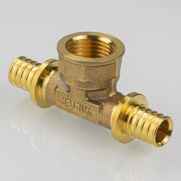 Тройник переходной 20х3/4"Вх20 Valtec PE-Xa VTm.432.G (латунь) VTm.432.G.200520 Тройник переходной 20х3/4"Вх20 Valtec PE-Xa VTm.432.G (латунь) VTm.432.G.200520