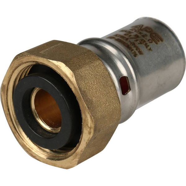 Соединение прямое 20x3/4" с накидной гайкой Stout (пресс) (SFP-0016-003420) Соединение прямое 20x3/4" с накидной гайкой Stout (пресс) (SFP-0016-003420)