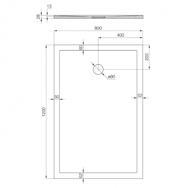 Душевой поддон Aquaton Калифорния 120x80x4,3 белый (1.A73,7.6.3,6C.A01.0)