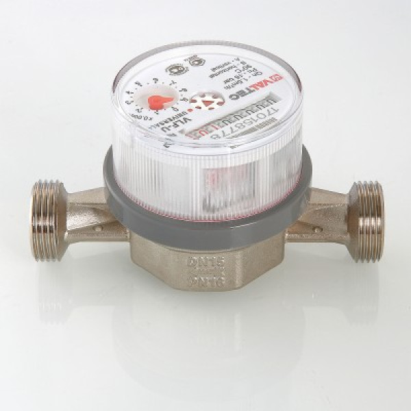 Счетчик для воды универсальный Valtec 1/2" (110 мм., без сгонов) VLF-15U-L.110 Счетчик для воды универсальный Valtec 1/2" (110 мм., без сгонов) VLF-15U-L.110