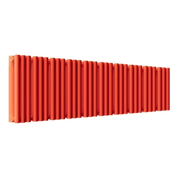 Радиатор стальной Empatiko боковое подключение, рябиновый красный (Takt S2-1192-200 Scarlet Red)