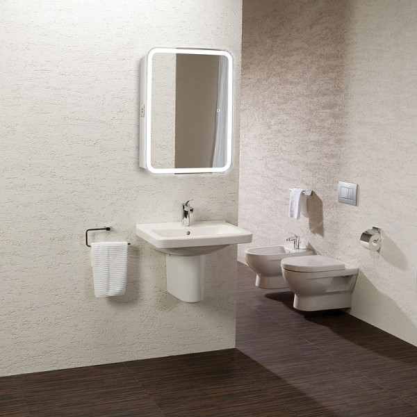 Зеркало-шкаф Azario Фиджи flip 60 универсальное, сенсорный выключатель (LED-00002472) Зеркало-шкаф Azario Фиджи flip 60 универсальное, сенсорный выключатель (LED-00002472)