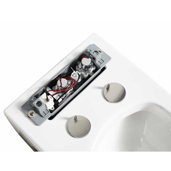 Унитаз напольный Abber Bequem с импульсным смывом, белый (AC1114P)