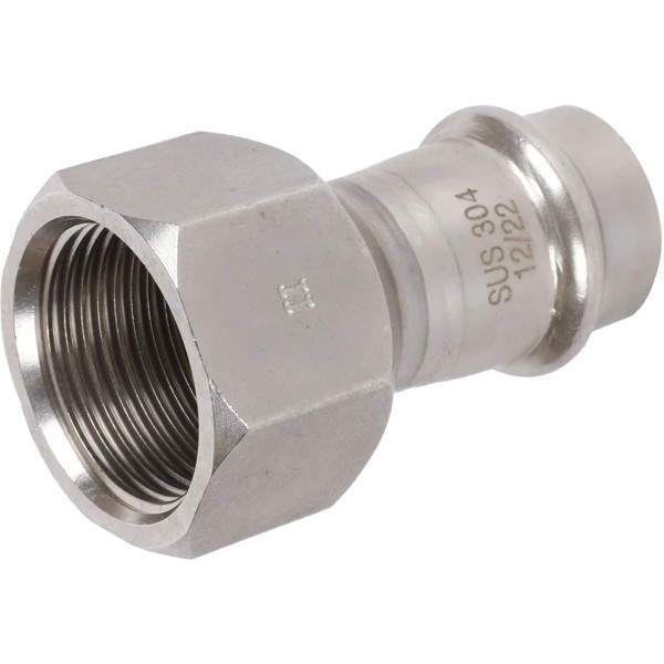Переход 18х3/4"В Rommer из нержавеющей стали (пресс) (RSS-0022-001834) Переход 18х3/4"В Rommer из нержавеющей стали (пресс) (RSS-0022-001834)