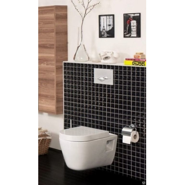 Клавиша смывная Creavit UFO хром глянцевый (GP1004.00)