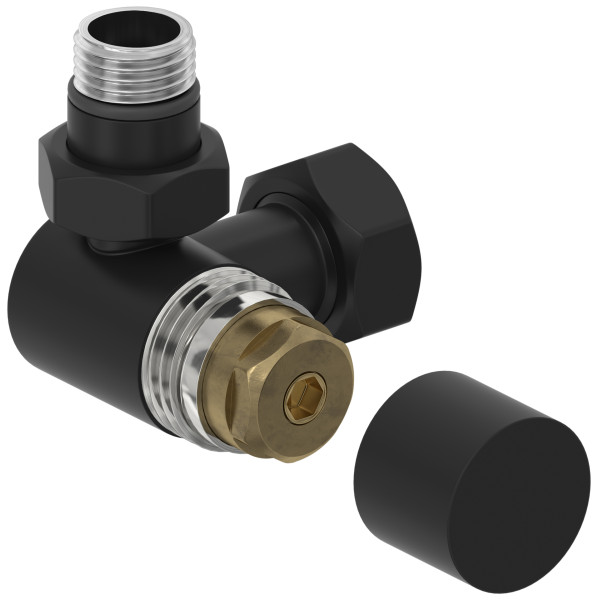 Вентиль Сунержа 1/2"x3/4" НР/НГ 3D левый под шестигранник матовый черный (31-1406-1234) Вентиль Сунержа 1/2"x3/4" НР/НГ 3D левый под шестигранник матовый черный (31-1406-1234)