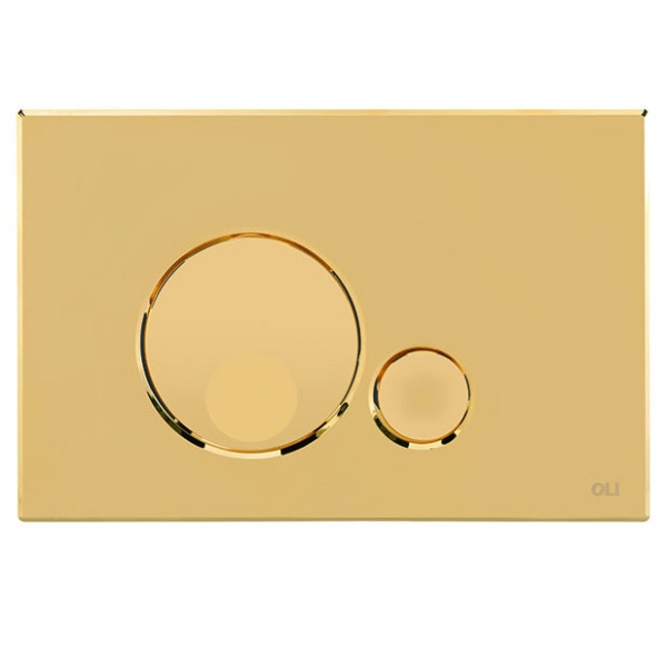 Клавиша смывная Oli Globe золотой (152954)