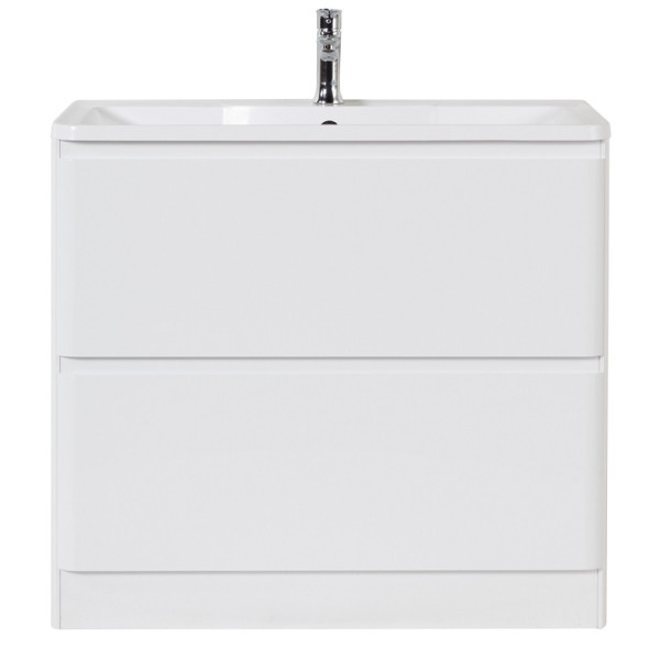 Тумба напольная BelBagno Albano 80 Bianco Lucido (Albano-800-2C-PIA-BL)