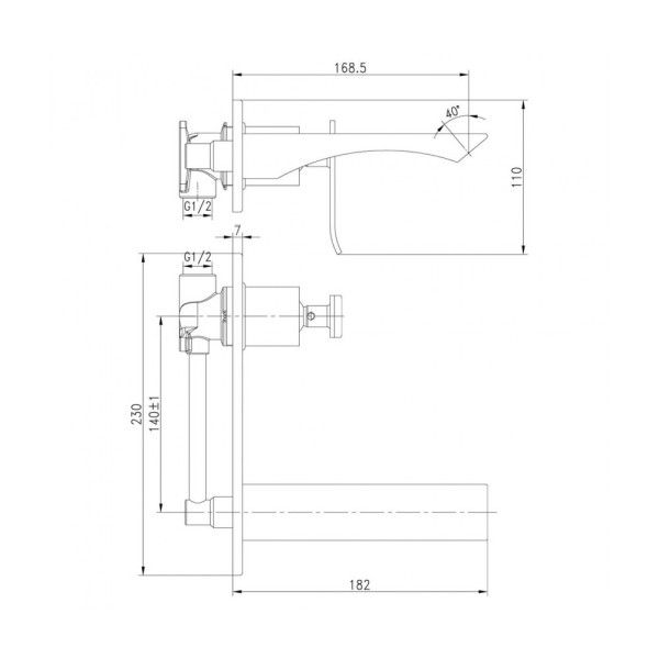 Смеситель для раковины Lemark Contest с внутренней частью (LM5826CW) Смеситель для раковины Lemark Contest с внутренней частью (LM5826CW)