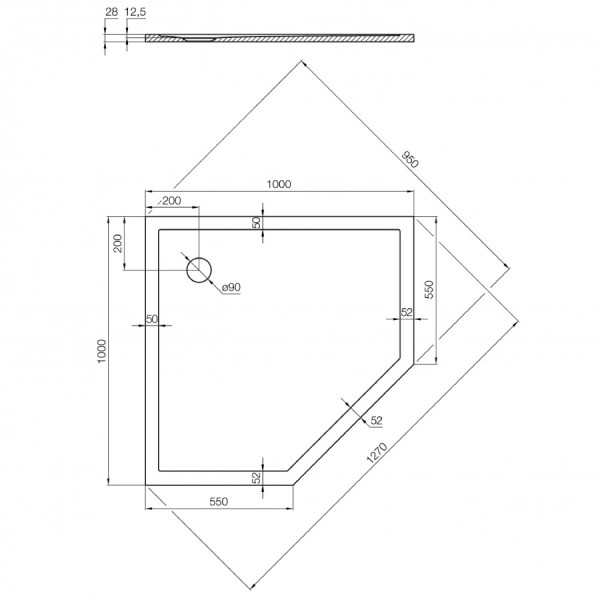 Душевой поддон Aquaton Калифорния 100x100x3,8 белый (1.A739.8.3,6C.A01.0) Душевой поддон Aquaton Калифорния 100x100x3,8 белый (1.A739.8.3,6C.A01.0)