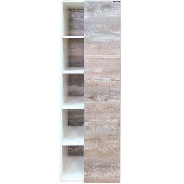 Пенал подвесной Comforty Турин 450x320x1600 дуб бежевый (00004136455)