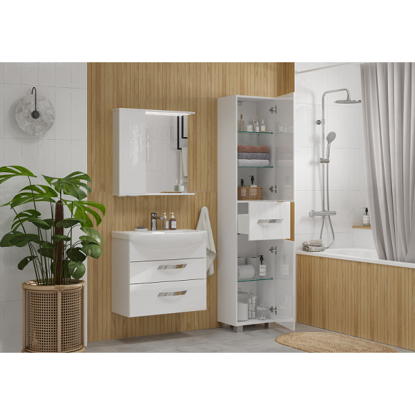 Тумба подвесная Volna Onda 776x564 белая (tpONDA80.2Y-01)