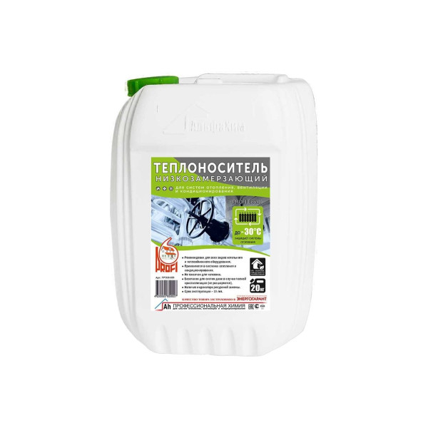 Теплоноситель Profi Eco-30 20 кг пропиленгликоль (ПРЭ30-020) Теплоноситель Profi Eco-30 20 кг пропиленгликоль (ПРЭ30-020)