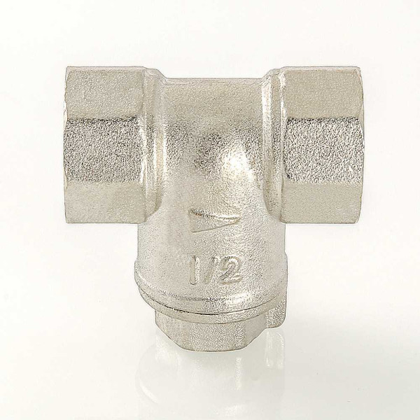 Фильтр прямой 1/2" ВВ мини 300 мкр. Valtec никель (VT.385.N.04)